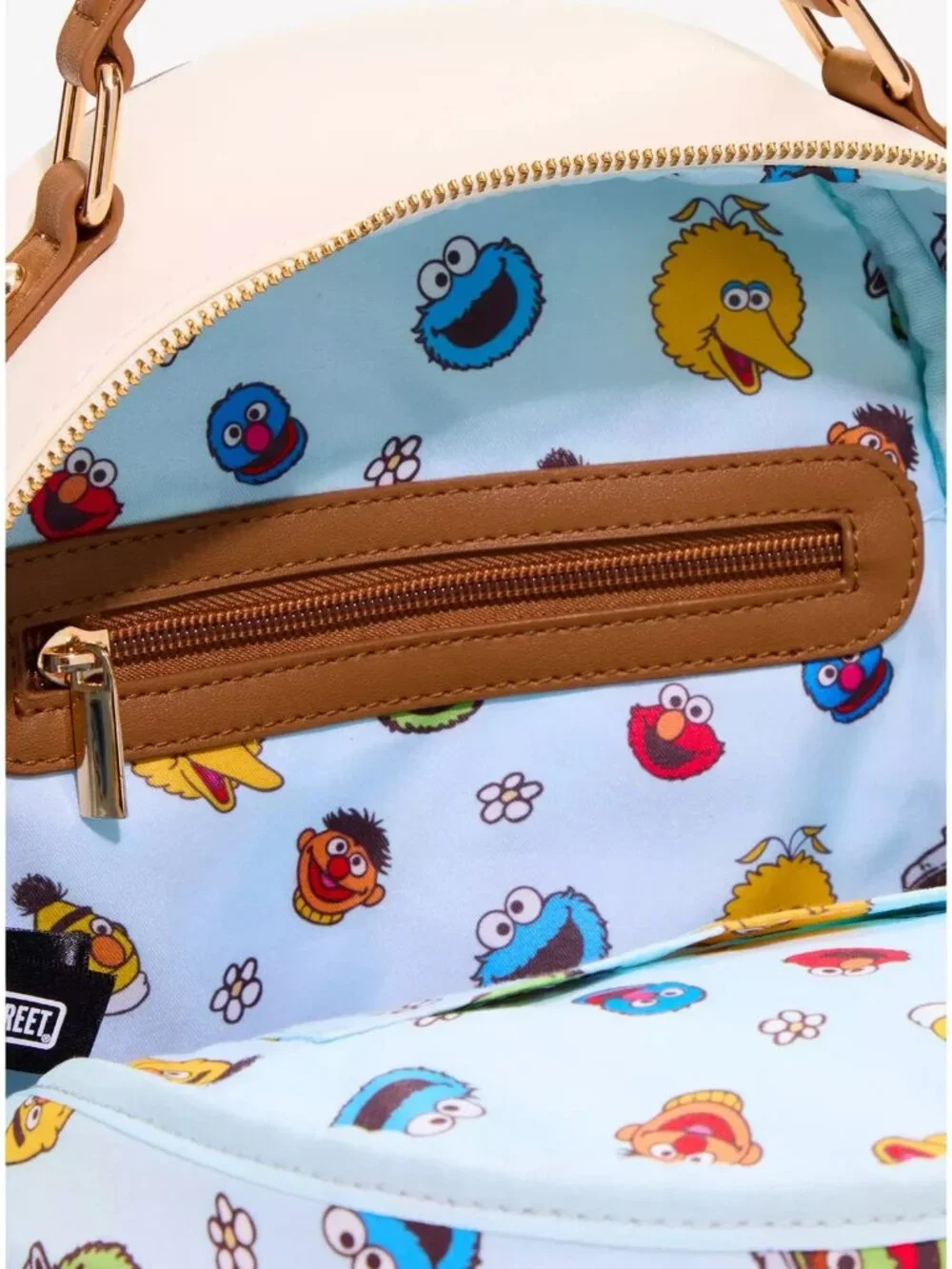 Sesame Street Block Characters Elmo , Oscar , Burt , Ernie Mini Backpack NEW